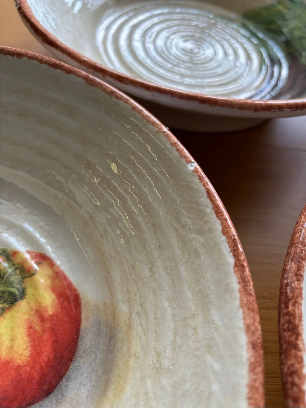 Williams Sonoma Jardin Potager Set of 4 Pasta Bowls 2001-2007 Italy